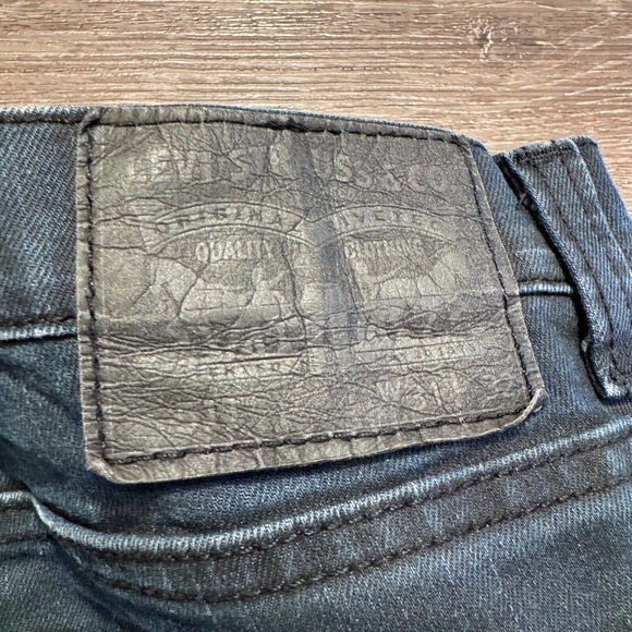 Levis 511 Jeans Mens 31x32 Denim Blue Dark Western Rodeo Denim Actual 31x28 - Picture 8 of 12